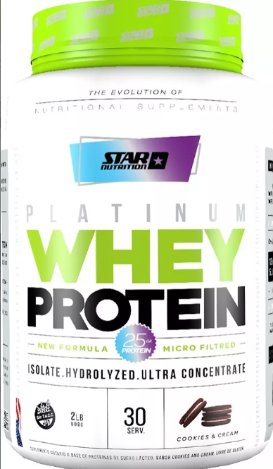 Whey Protein Star Nutrition Sabor Cookies Cream Pote Grs Fitness