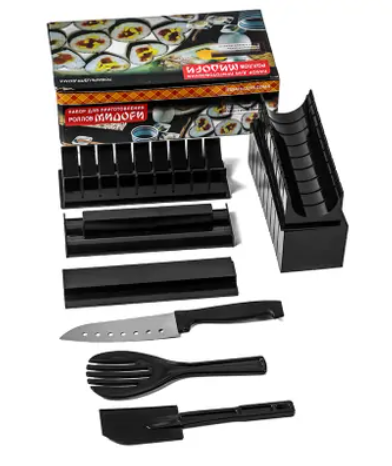 Kit de cocina de sushi Máquina para hacer sushi 10 piezas Kit de  herramientas para hacer sushi == ShuxiuWang 8390605220517