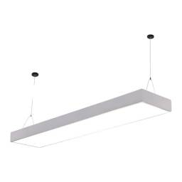 Plafon Led Barra Colgante 60w - Tubo De Techo Blanco