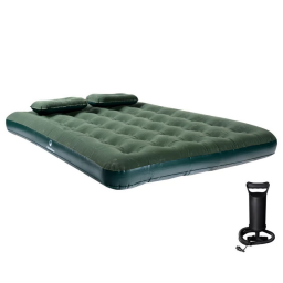 Colchon Inflable Doble + Inflador + Almohada 2 plazas grande