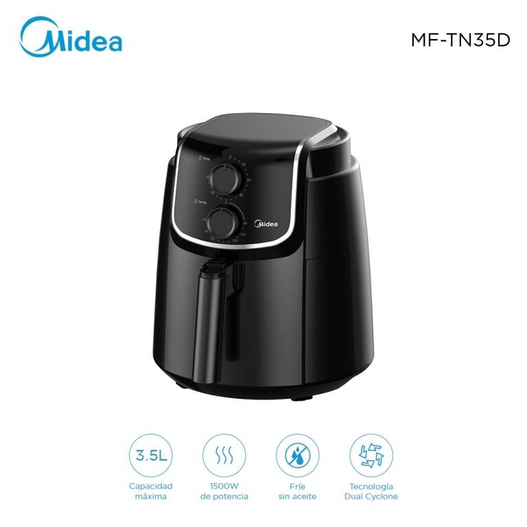 Freidora sin aceite MANUAL 3.5L Midea