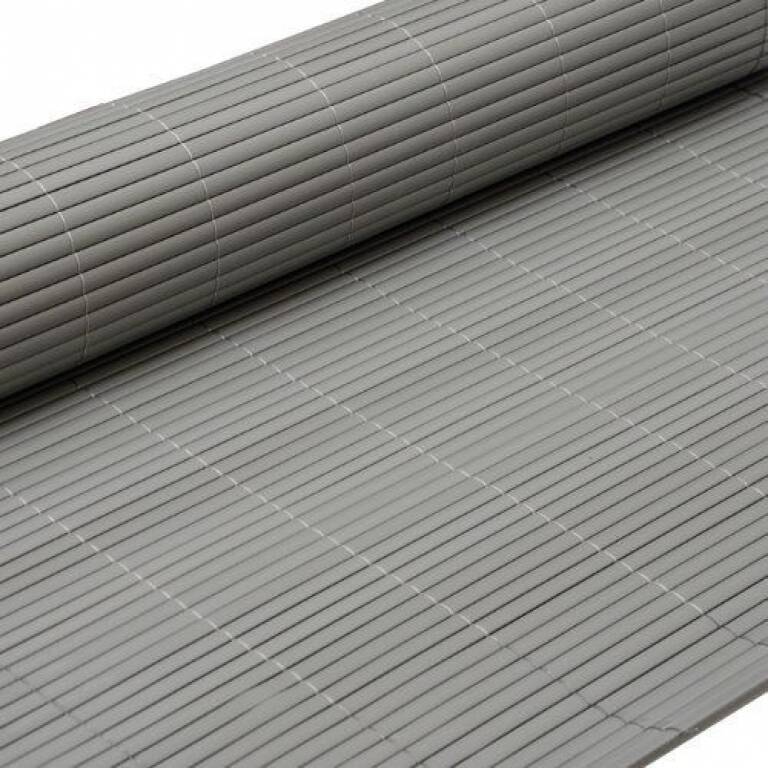 Cerca de PVC Gris 1,8 x 3 mts 